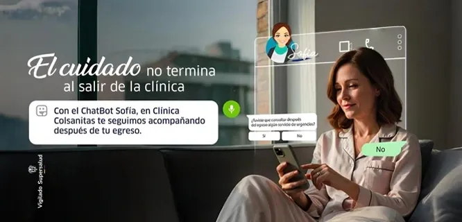 Chatbot Sofia Clinica Keralty Ibagué